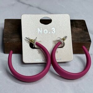 🚨3 for $15🚨 No. 3 - Pink Hoop Earrings